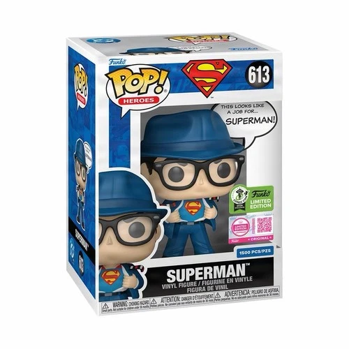 Funko Pop Superman ECCC 2026 Con Sticker Exclusive LE 1500 Presale + Protector