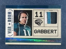 2011 Absolute Memorabilia War Room Blaine Gabbert Patch /50 RC