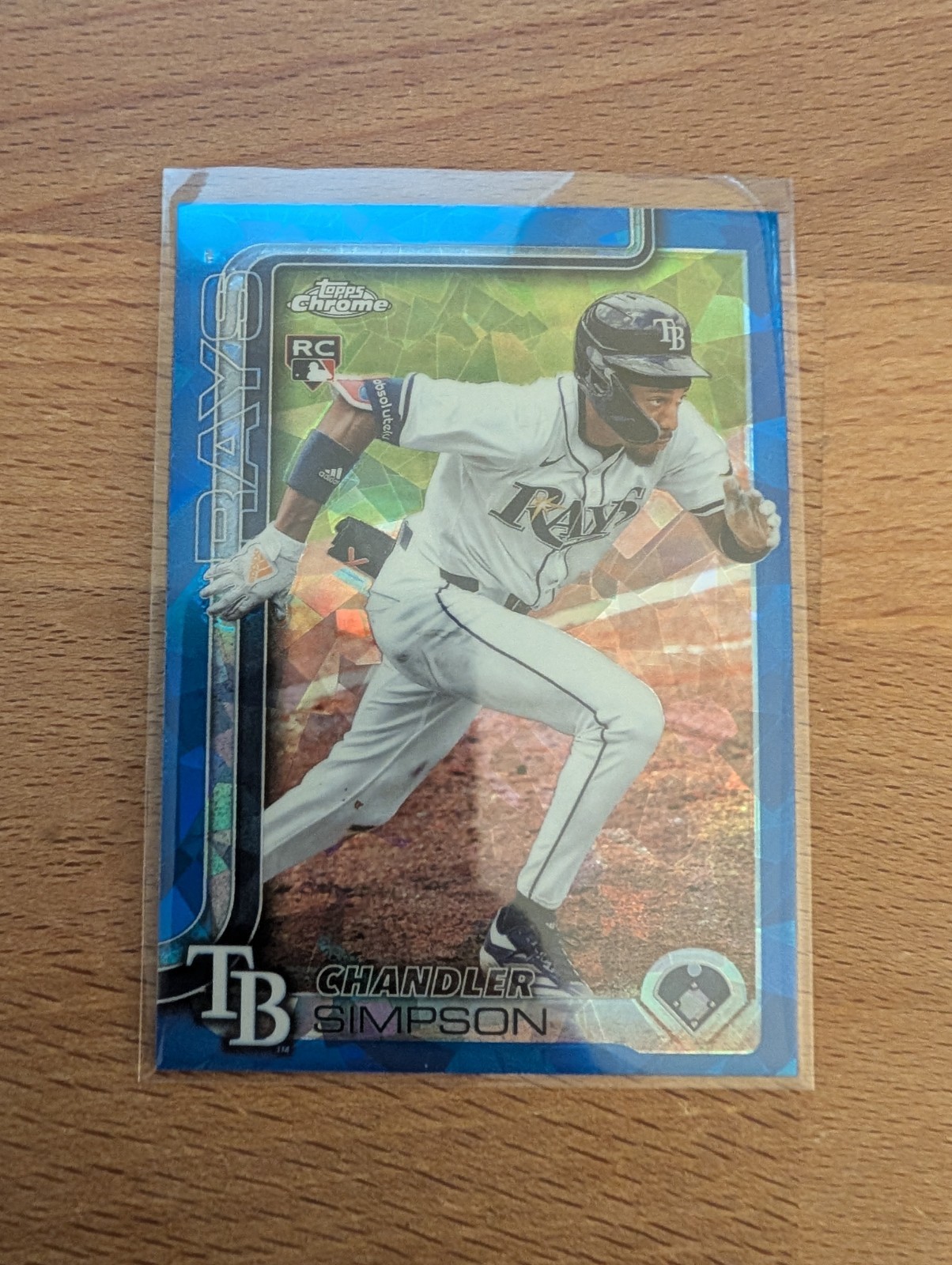 2025 Topps Chrome Update Sapphire Chandler Simpson RC Rookie USC179