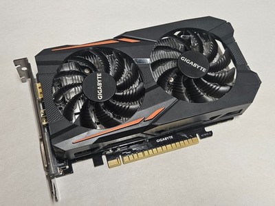 GeForce GTX 1050, 2GB GDDR5, HDMI, Display Port, DVI, Gigabyte GV-N1050OC-2GD