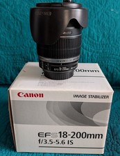 Canon EF-S 18-200mm F3.5-5.6 IS Super Zoom Lens w/ Hood