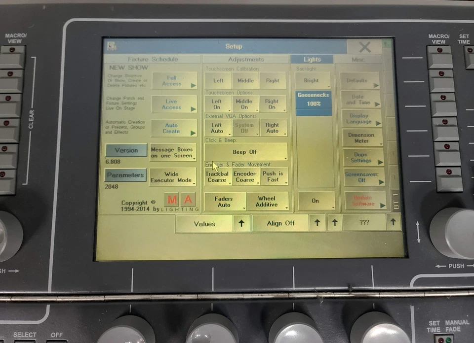 Consola de control de iluminación de tamaño completo MA Lighting grandMA (C2018-546) Foto 4 de 4
