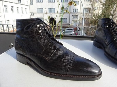 Prime Shoes PS BERLIN Her Goodyear Welt Boots Leather Germany Size 41.5 (UK7.5) EXCELLENT