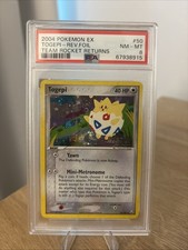 Pokemon Togepi EX Team Rocket Returns Reverse Holo #50 PSA 8 - Huge Swirl on eBay
