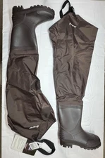 FROGG TOGGS ' MENS ' REGULAR CLEATED HIP WADERS ' BROWN ' SIZE 8