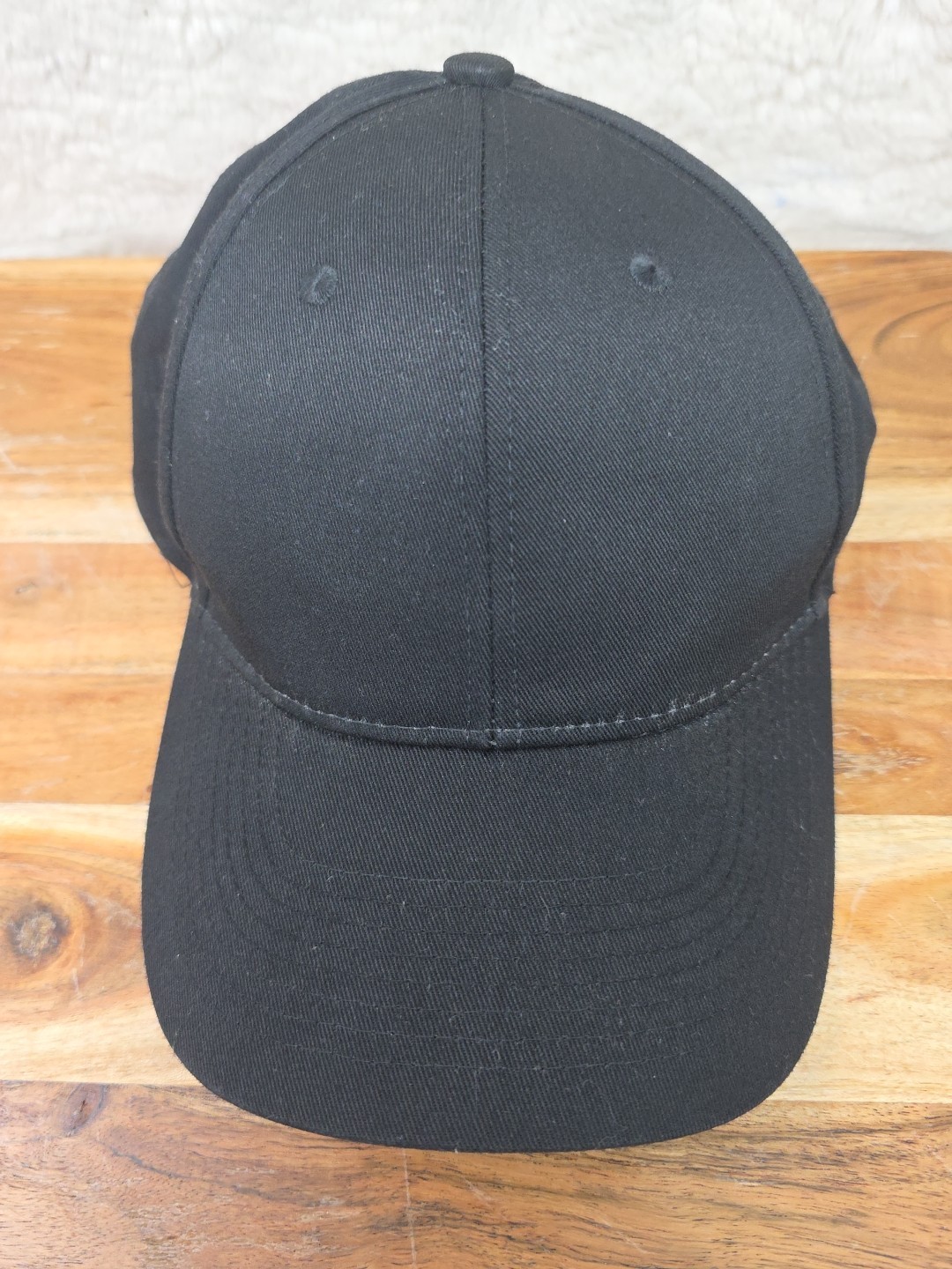 Plain Blank Solid Black Port Authority Strapback … - image 4