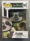 Funko Pop Movies DISNEY ZOOTOPIA Flash DMV #190 W/Protector NEW VAULTED