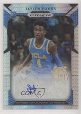 2019-20 Panini Prizm Draft Picks Hyper 12/75 Jaylen Hands #56 Auto 0gg