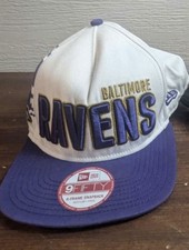 NFL NEW ERA  9FIFTY  BALTIMORE RAVENS SNAPBACK CAP WHITE PURPLE VARIANT