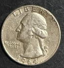 New Listing1964-P Quarter / Circulated Condition.