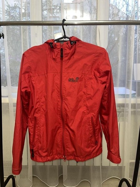 Men Jack Wolfskin Jacket Red S