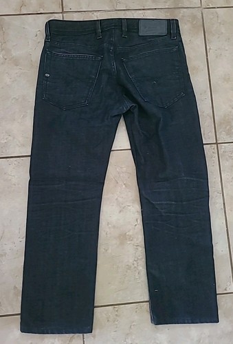 Waykee Diesel Jeans Herren 30 x 26 Regular Fit Straight Leg Dark Indigo Button Fly - Bild 6 von 11