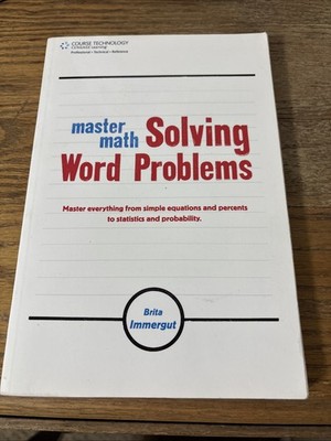 Master Math: Solving Word Problems by Brita Immergut (2009, Trade Paperback)