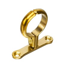 28mm Cast Brass Screw-On Pipe Bracket - Bag of 5 - FREE Next-Day Delivery