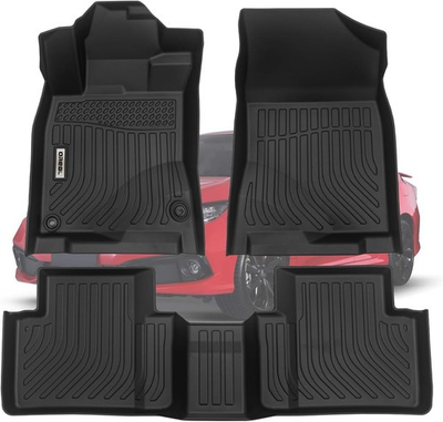 #ad orealtrend Black Floor Mats Liners Replacement for Honda Civic Sedan 10th $128.17