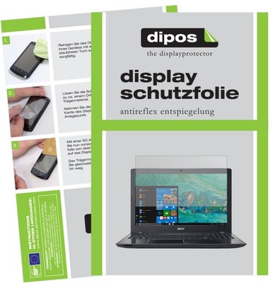 2x Schutzfolie matt für Acer Aspire E 15 Start Displayschutzfolie Folie Display