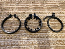 3 Lens Gear Rings For Videography Follow Focus - 2 Static Sizes - 1 Adjustable