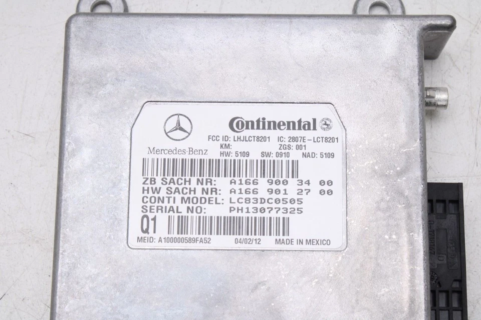 Módulo de control de comunicación por voz Mercedes-Benz E350 Sport 4MATIC 2010-2013  Foto 2 de 4