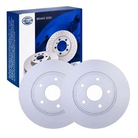 2X Hella Bremsscheiben 328Mm Hinten Passend FüR Chrysler Grand Dodge Gran