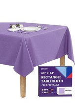 Tablecloth For 5 Foot Table 60 X84 Rectangular Purple / lavender