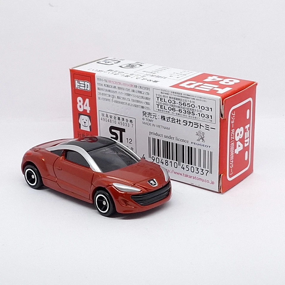 TOMICA 84 PEUGEOT RCZ 1/64 TOMY DIECAST CAR NEW 2012 RED (B) - Image 4 of 4