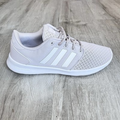 Adidas Cloudfoam QT Racer Womens 8.5 Pink Running Shoes Lightweight Comfort