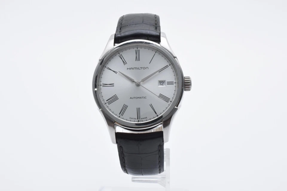 ▶️ [Exc+5] Hamilton Jazzmaster Automático H395150 Fecha 38 mm Esfera Plateada Para Hombre #216 Foto 3 de 4