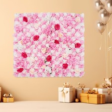 1m Artificial Rose Hydrangea Flower Wall Panels Wedding Bouquet Display New