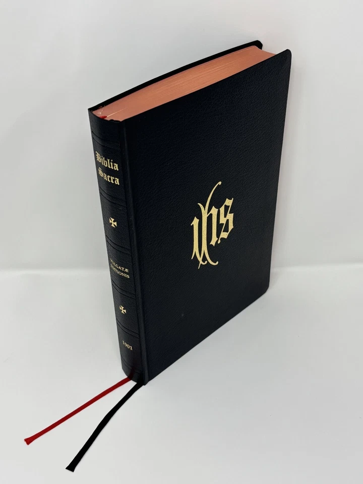 Biblia Sacra Latin Vulgate Clementine Edition Catholic Illustrated Bible - Image 2 of 4