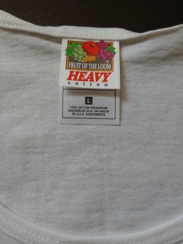 Cotton Preshrunk Size L 