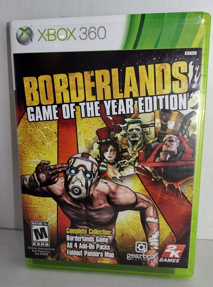 Buy the Borderlands- Xbox 360 Game Disc