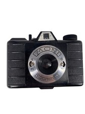 Moni Bakelite Camera with Film  Telescopic Lens  Germany 1956