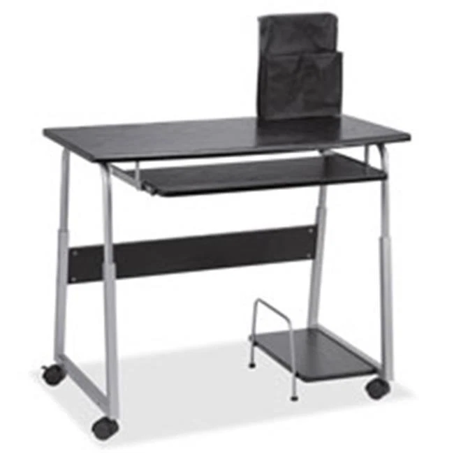 Lorell laminate computer desk with upper shelf online