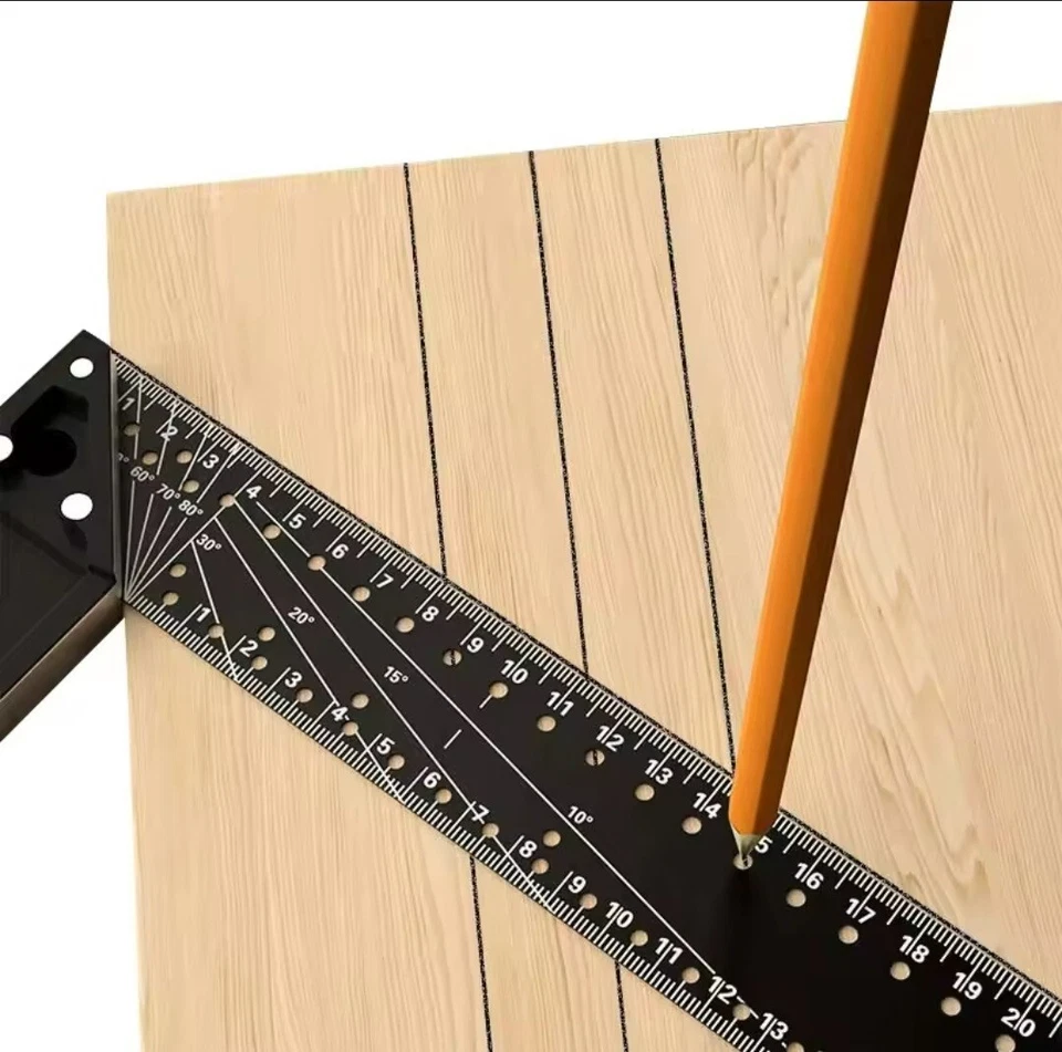 "IMBOT" Aluminium Alloy Multifunctional Positioning Angle Ruler : 30CM OR 40CM - Image 3 of 4