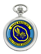43d Fighter Squadron USAF Pocket Watch