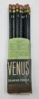 Vintage Venus American Pencil Co. Drawing Pencil 4H-11 pencils | eBay