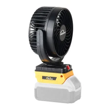 Portable For Dewalt 20V Battery,Cordless Jobsite Fan With USB Charging
