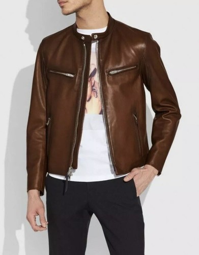 coach moto jacket men