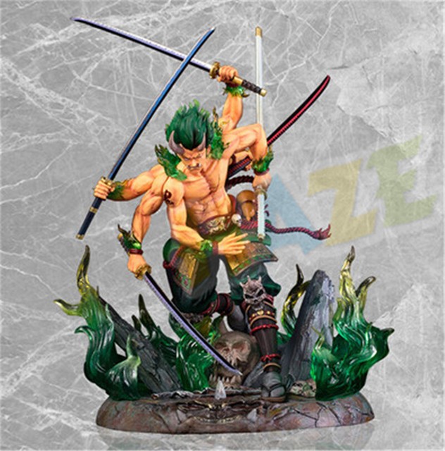 Anime GK One Piece Roronoa Zoro Onigumo Figure Statue 30cm New eBay