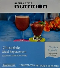 Aspartame Free Pudding Shake Meal Replacement (3 Flavors to Choose From) Robard