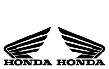 2x HONDA WINGS VINYL DECALS Custom Sticker Racing Car ATV MX Truck Motorcycle
