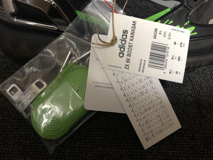 Kawasaki × adidas ZX5K BOOST Ninja shoes Sneakers Fashionable