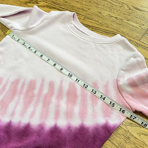 Gap Kids Girls Size S (6-7) Comfortable Soft Dip Dye Pullover Crew Sweatshirt - Picture 5 of 5