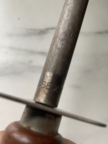 Afilador de cuchillo vintage Case XX afilado acero alto carbono doble tablero 15 pulgadas - Imagen 5 de 13