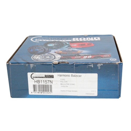 Powerbond Harmonic Balancer for Ford Fairmont BA BF 4.0L 6cyl 2002-08 HB1157-N - Picture 4 of 4