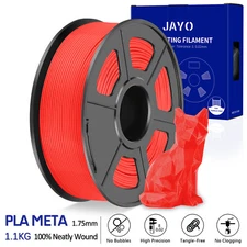 JAYO 1.1KG PLA Meta Red 1.75mm 3D Printer Filament High Liquidity Anti-drop