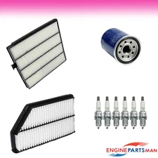 TK Fits 2001-2004 Acura MDX 3.5L Tune Up Kit Air Cabin Oil Filters Plugs