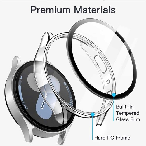 Full Screen Protector For Samsung Galaxy Watch 7 6 5 Case 40mm 44mm Cover FE - Picture 3 of 13