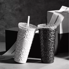 2023  China Valentine's Day Black White Moonlight 20oz Diamond Tumbler