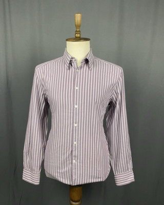 Versace Collection Trend Herren Hemd helllila gestreift Lognsleeve Gr.43